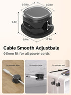Magnetic Cable Clips, Adjustable Cord Holder Management, Adhesive Wire Keeper - Image 3