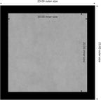 Amanti Art Black Framed Magnetic Board 23x23 Medium Vision Board - Image 4