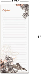 Current Hummingbird Garden Personalized Lined Shopping List Pads - Image 2