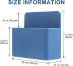 Blue Magnetic Dry Erase Marker Holder, Pencil Storage Cup - Image 2