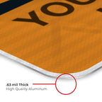 Custom Warning Sign, OSHA Sign, 12x18 Inches, 3M EGP Reflective .063 Aluminum - Image 6