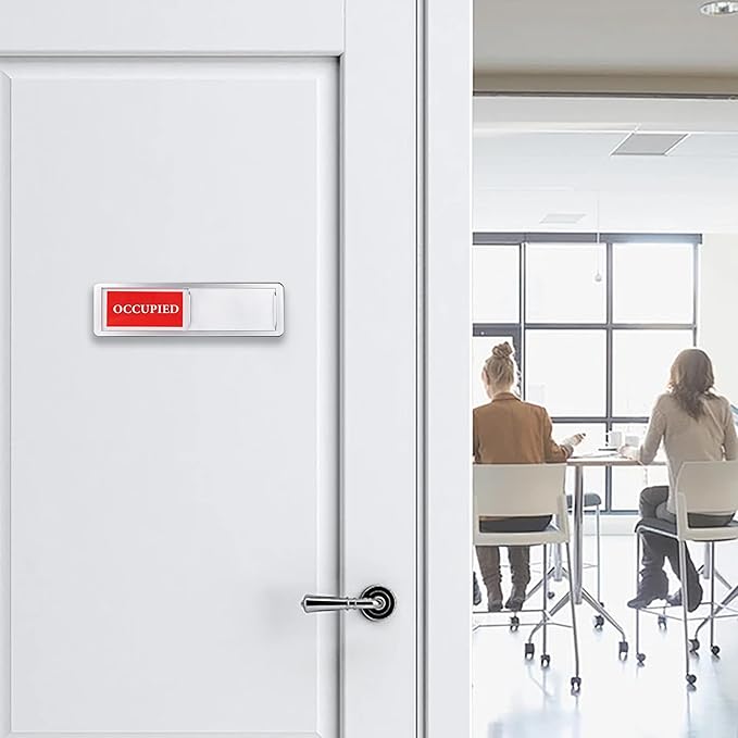 Vacant Occupied Door Sign Sliding Indicator, Privacy Sign - Image 5