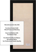 ATS Acoustics Sound Absorbing Acoustic Panel 24" x 48" x 2" Beveled Edge - Image 5