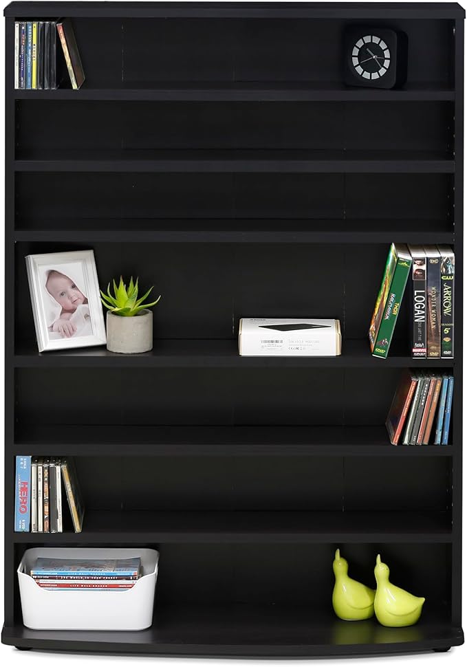 FURINNO JAYA 6-Tier Multimedia Storage Tower - Image 5