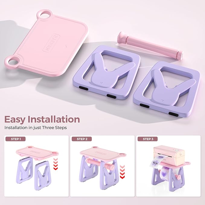 MUNBYN Label Holder for Rolls and Fanfold Labels, Thermal Sticker Holder for - Image 4
