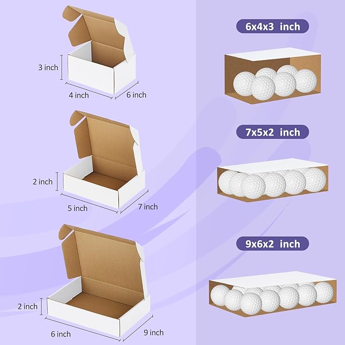 Eupako 30 Pack Small Shipping Boxes Assorted Sizes, Cardboard Boxes - Image 2