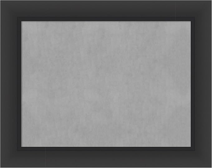 Amanti Art Black Framed Magnetic Board 23x29 Medium Vision Board by AmantiArt