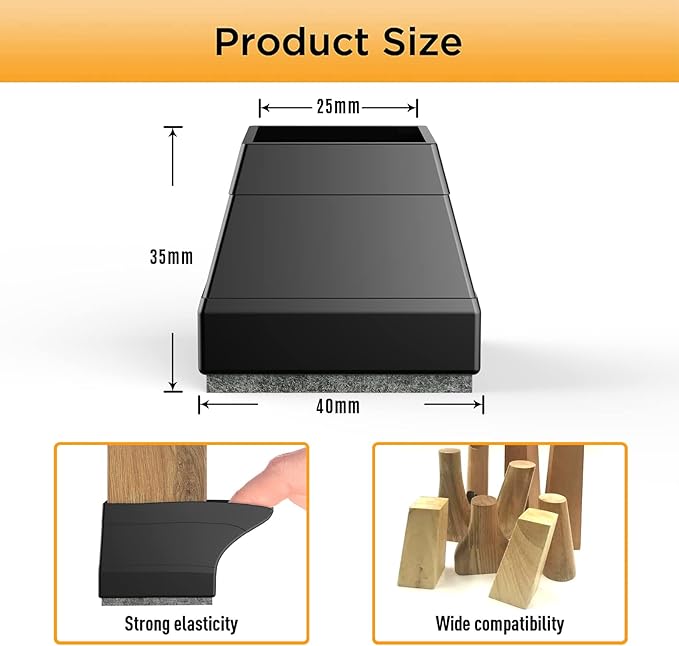 CHWM Square Chair Leg Protectors - Image 4