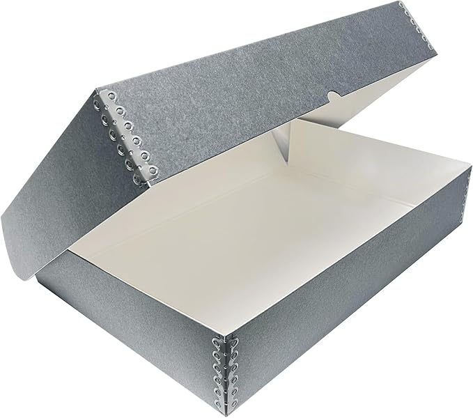 Lineco, 11x17 Clamshell Archival Folio Storage Box, Acid-Free by Lineco