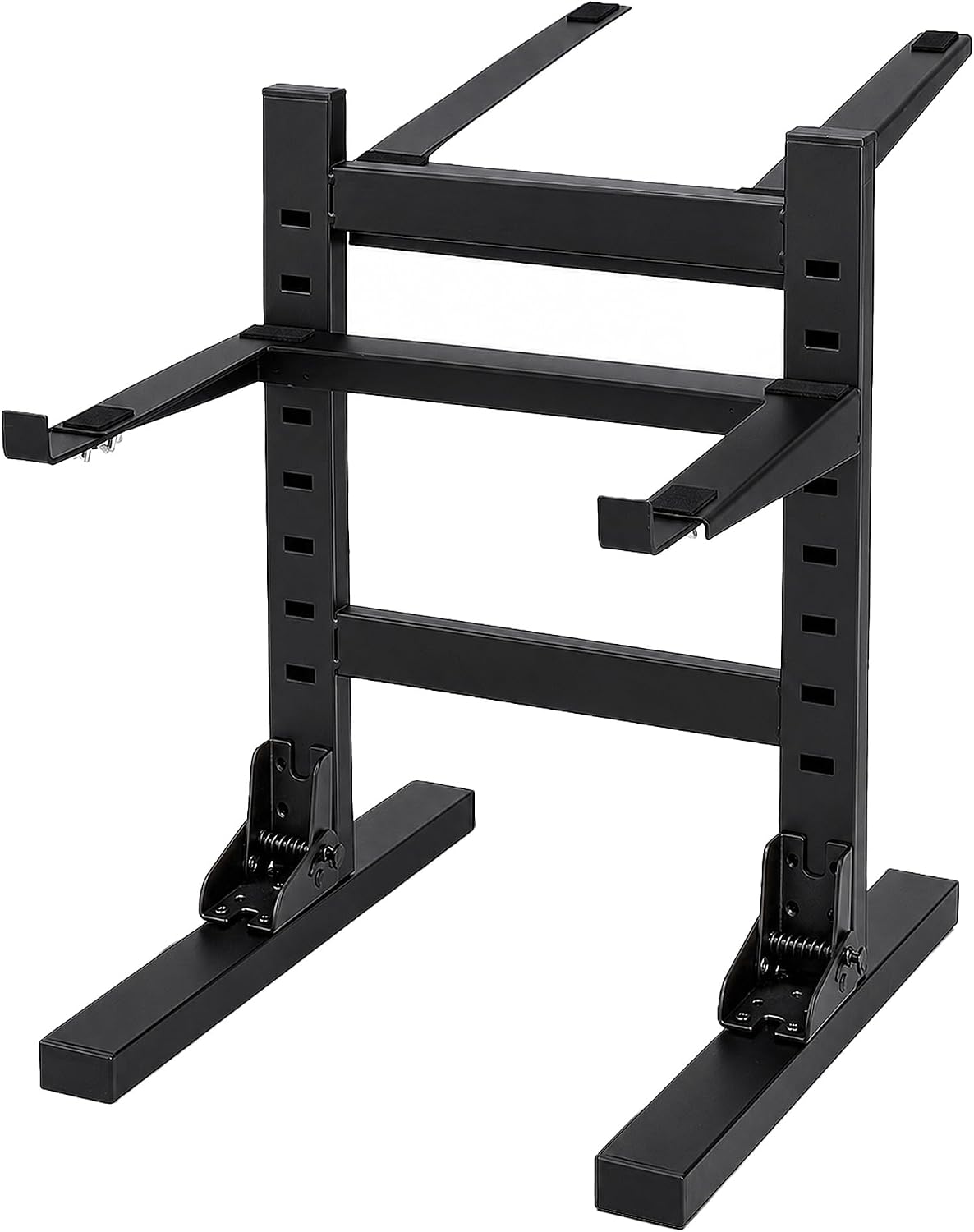 HULISEN DJ Laptop Stand, Dual Tier Foldable Stand for Laptop & Controller