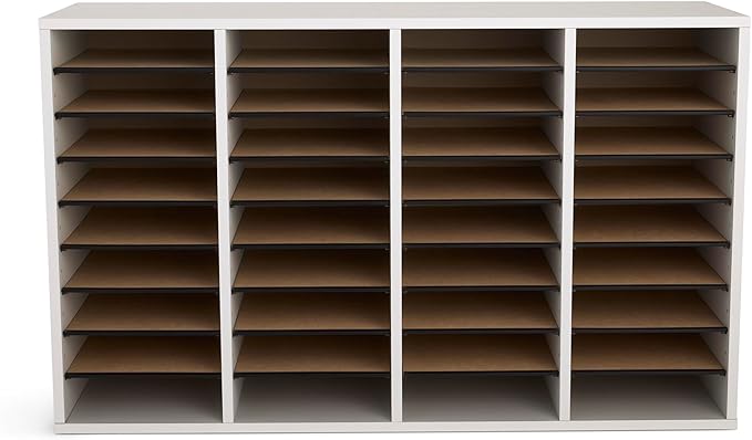 Safco Wooden Paper and Mail Organizer - Image 2