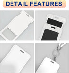Custom Badge Holder ID Card Hold Case, Personalized Retractable Badges Holders - Image 4