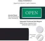Open Closed Sign for Business Door, Open Signs privacy Slide Door Sign - Image 4