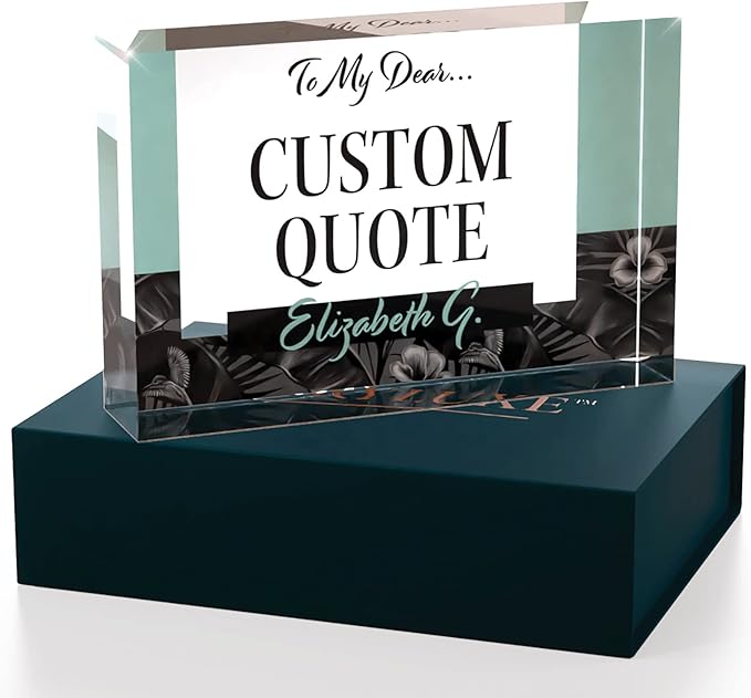Custom Acrylic Sign Personalized, Custom Desk Name Plate, 18 Styles, - Image 3