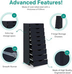 Naomi Home Bianca 9-Drawer Craft & Office Storage Cabinet, Ample Space in - Image 3