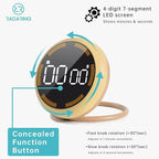 Amber Quick Que Kitchen Timers, Visual timers Large LED Display Magnetic - Image 2