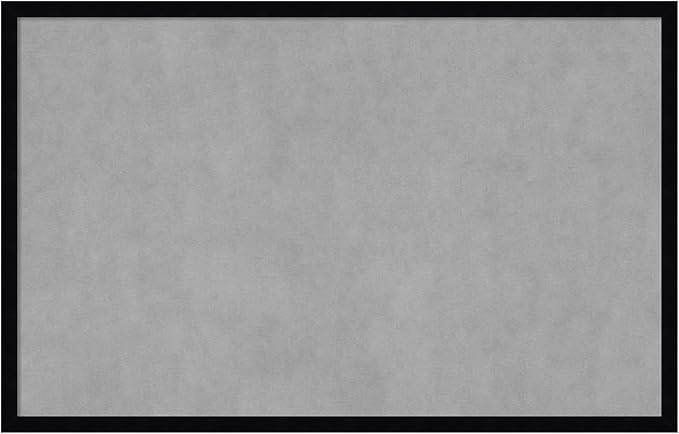 Amanti Art Black Framed Magnetic Board 21x33 Large Vision Board by AmantiArt