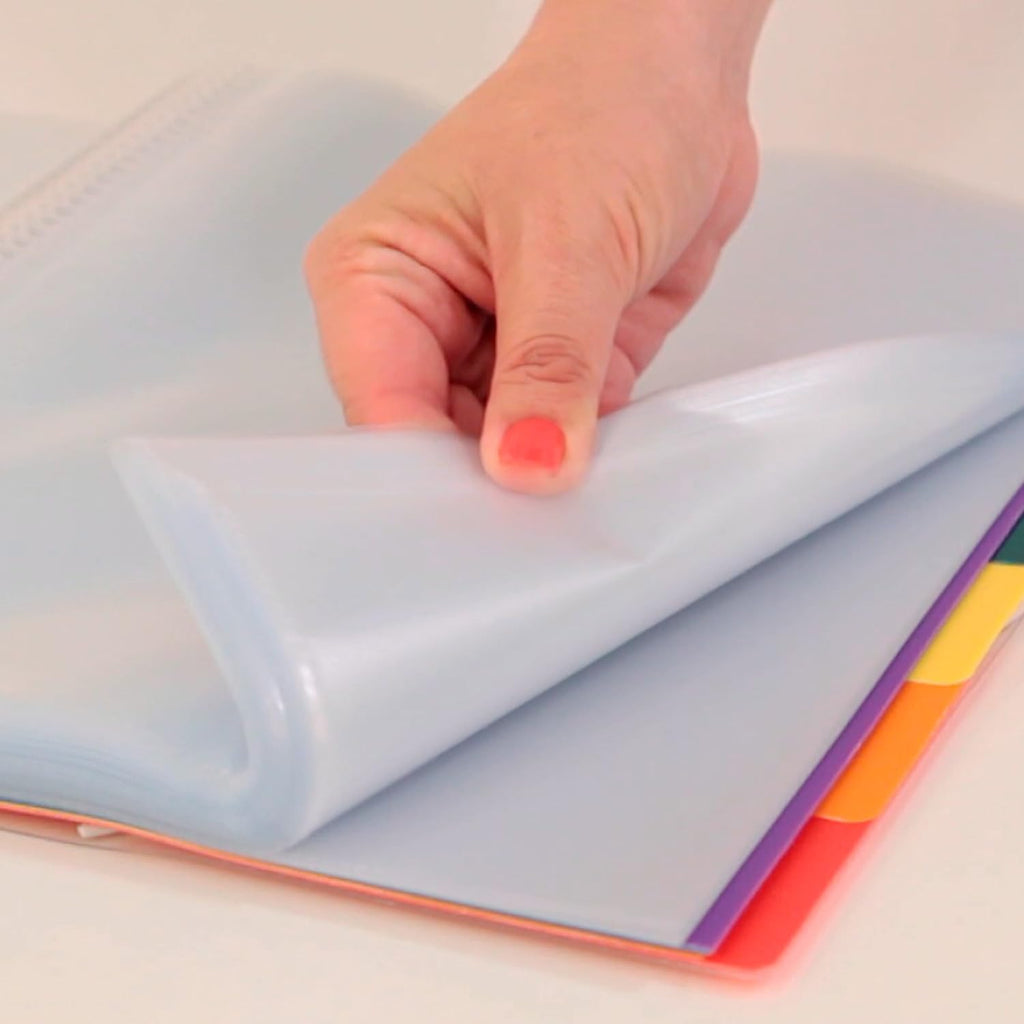 grafoplas 39834100 – 40 Pockets, A4, Folder Dividers, Transparent