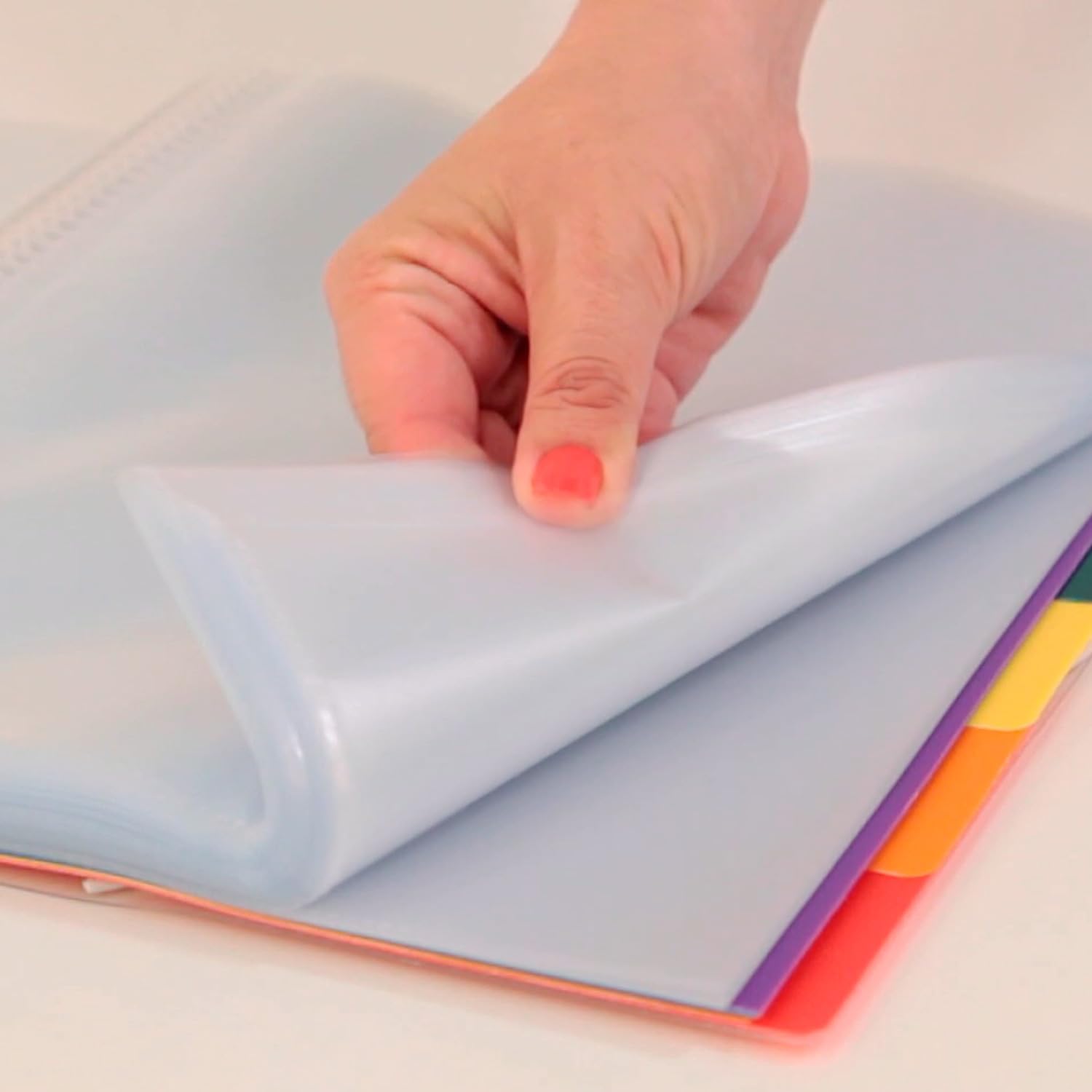 grafoplas 39834100 – 40 Pockets, A4, Folder Dividers, Transparent
