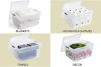 Rubbermaid Cleverstore 74 Qt Clear Storage Bins - Image 6