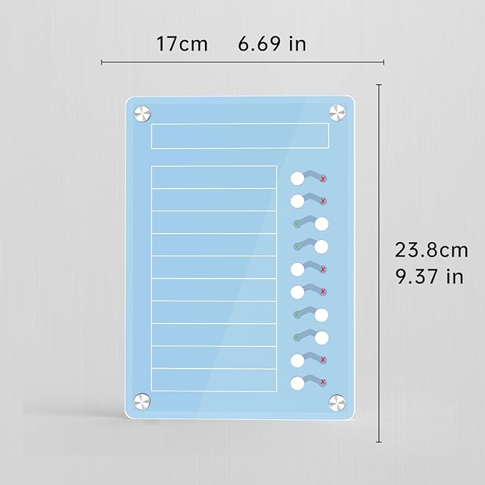 NiHome Acrylic Magnetic To Do List Planning Board - Image 8