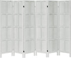 Leesinwing Wood Room Divider 6 Panel Folding Privacy Screen, Classic 5.6Ft - Image 6