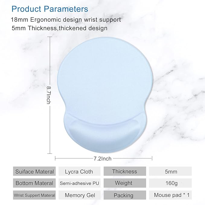 ITNRSIIET Ergonomic Mouse Pad - Image 5