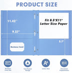 Two Pocket Folders, RAZCC 100 Pack Two Pocket Folders - Image 2