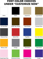 Custom Uniform Name Tapes Solid Colors. Made in The U.S.A. Ships Under 24 - Image 2