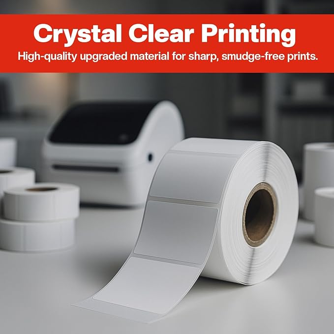 Direct Thermal Labels Roll 2-1/4" x 1-1/4", 10 Rolls, Compatible - Image 6