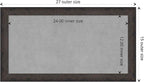 Amanti Art Black Framed Magnetic Board 15x27 Small Vision Board - Image 4