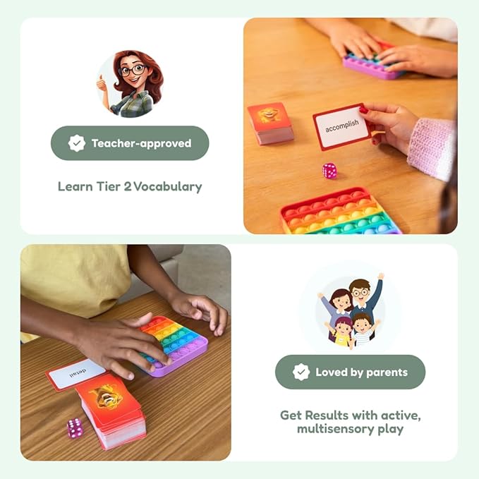 THE FIDGET GAME Vocabulary Words, Flash Card Game, Grade 4-6, Ages 9-12 - Image 7