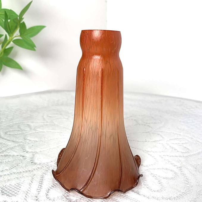 Bieye LS27 Lily Flower Blown Glass Lampshade - Image 6