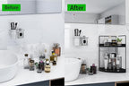 Dorhors 2-Tier Bathroom Counter Organizer, Vanity Counter Corner Shelf - Image 7