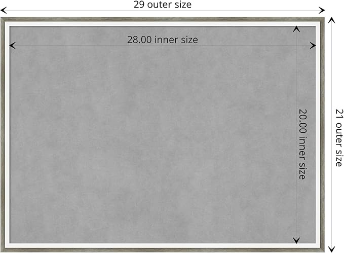 Amanti Art Silver Framed Magnetic Board 21x29 Medium Vision Board - Image 4