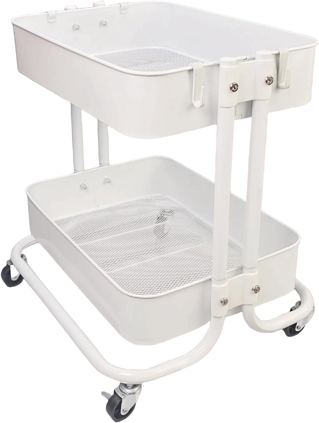 LiWNYRK 2 Tier Under Desk Storage Cart