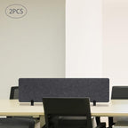 Clamp-On Acoustic Desk Divider, Desktop Privacy Panel, Sound Absorbing - Image 4