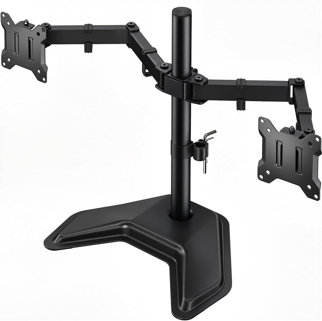 montek freestanding dual monitor stand for 17-32" screens, main product view