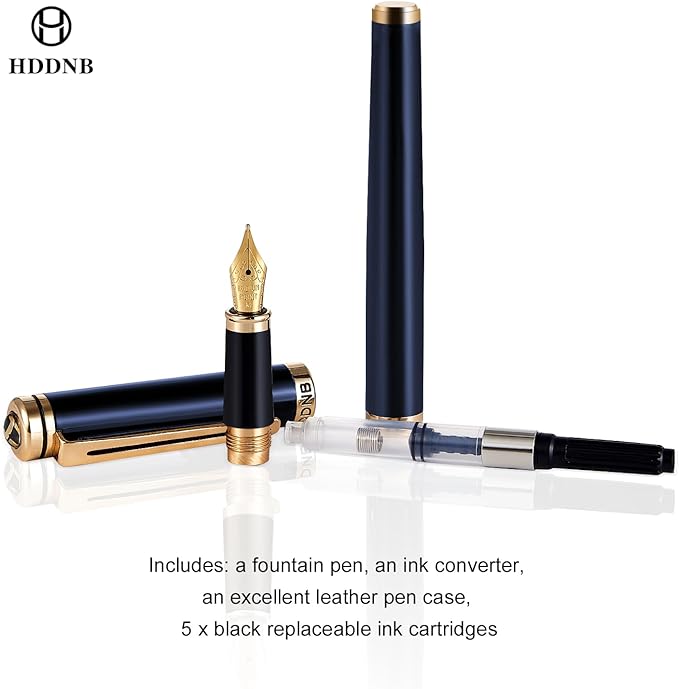 HDDNB Blue Luxury Fountain Pen Set - Image 3