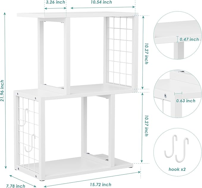 Vfelf Desktop Bookshelf Organizer - Image 3