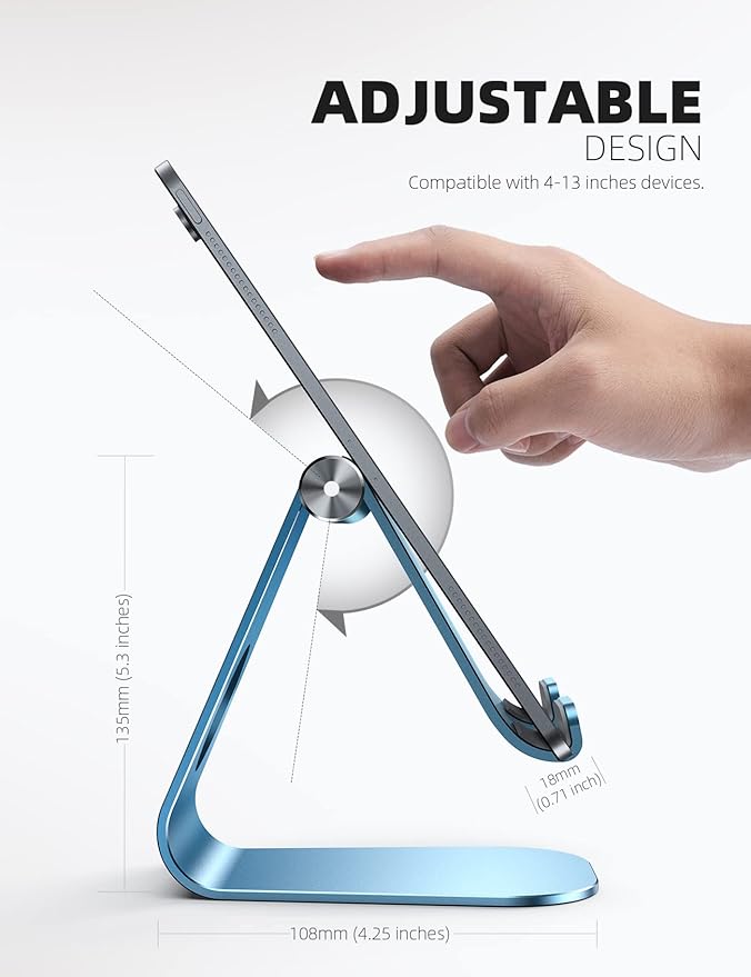Lamicall Tablet Stand, Adjustable Tablet Holder - Image 5