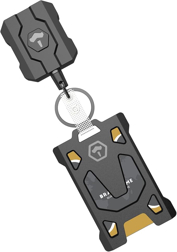 Retractable Keychain Badge Holder by VYNCS