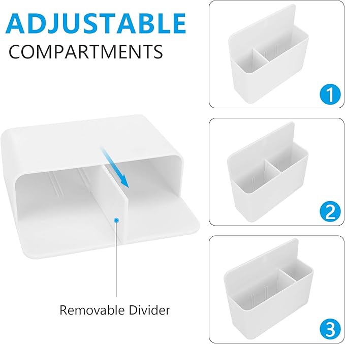 LGCLGY White Magnetic Pencil Cup, Pencil Storage Cup - Image 3