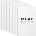 Elcoho 12 Pack White Foam Board, 24 x 36 Inch Acid-Free Foam Core Board by Elcoho