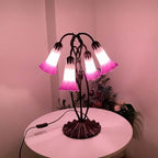 Bieye LS03 Lily Flower Blown Glass Lampshade - Image 8