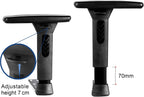 Frassie Height Adjustable Chair Armrest Pair Replacement 3D | Gaming Boss Chair Arms Set