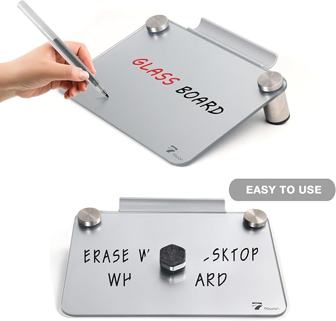 Silver Metallic Glossy Mirror Small Whiteboard - Image 3