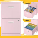 SteeLoong 2 Drawer File Cabinet - Image 7