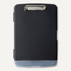 Amazon Basics High Capacity Nursing Clipboard with Storage and Pen Holder, 14.37 x 9.84 x 1.49 inches, Black