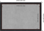 Amanti Art Black Framed Magnetic Board 18x26 Medium Vision Board - Image 4